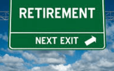 Retirement – next exit – Weekly Newsletter for Friday 13 September.